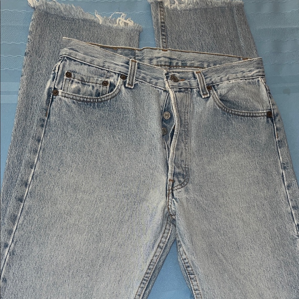 Vintage 501 Light Blue Denim Jeans